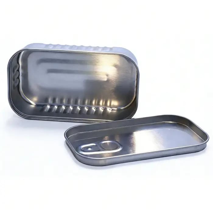 Boîte de rangement en forme de boîte de conserve de sardines