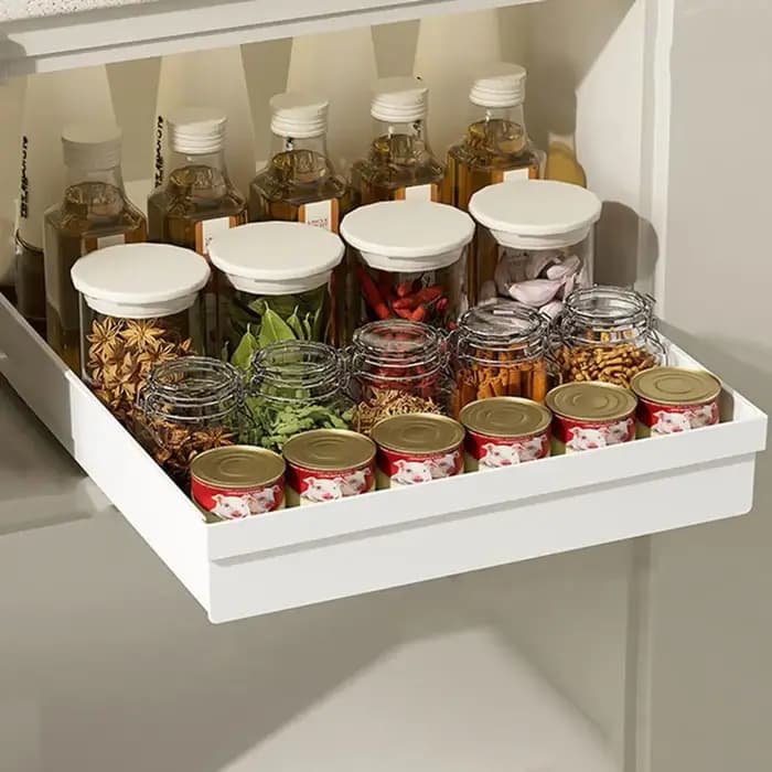 Support de rangement de cuisine extractible