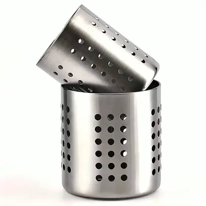Boîte de rangement pour baguettes et couverts en acier inoxydable