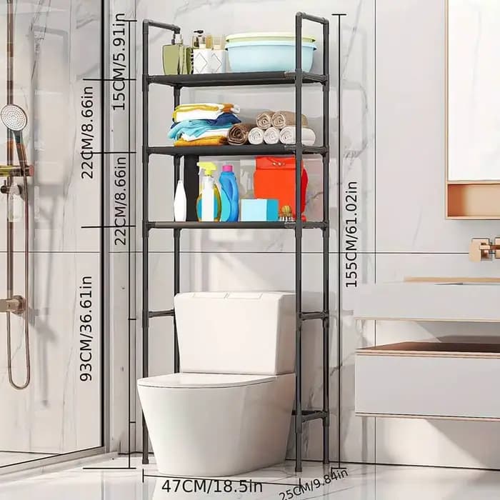 Support de rangement pour salle de bain 1 pièce-3ème étage