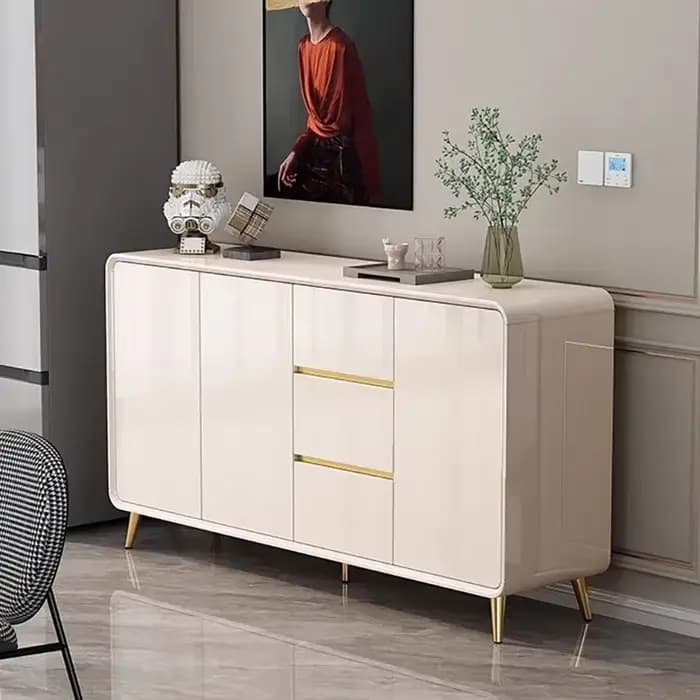 Organiseur de fichiers blanc Glamour