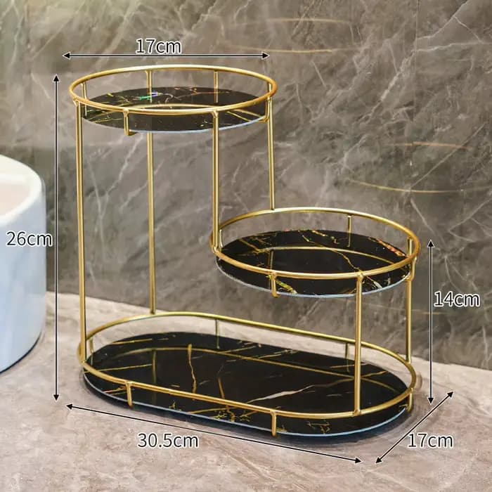 Support de rangement de salle de bain de luxe léger
