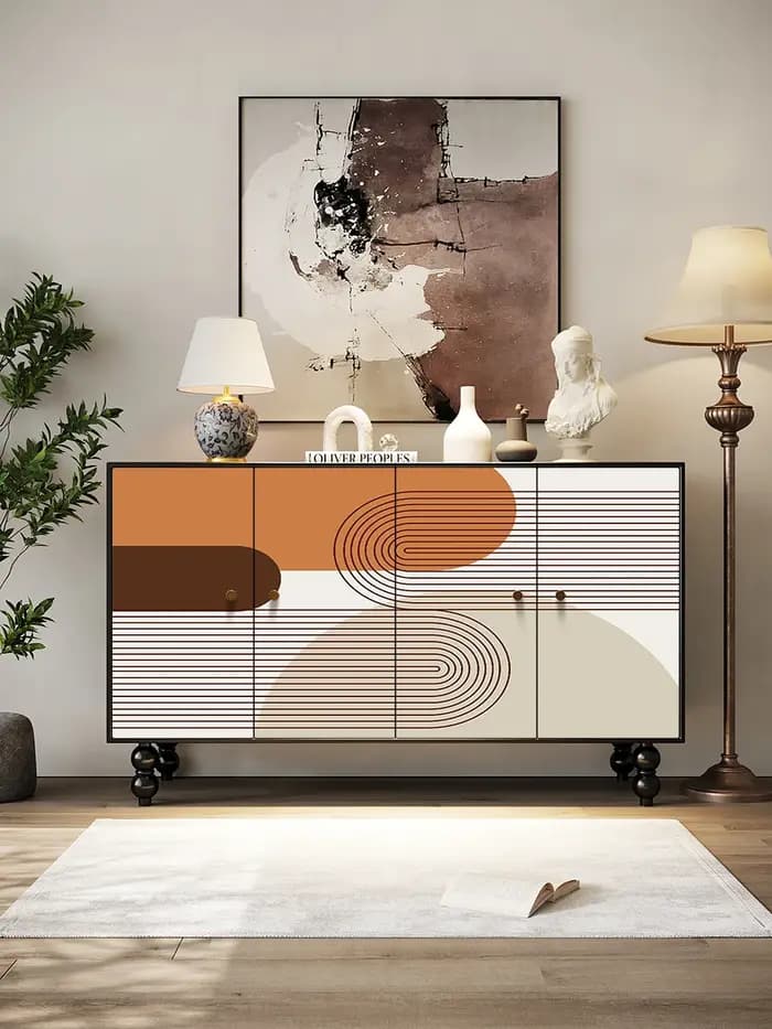 Armoire de salon moderne de luxe beauté à la mode délicatesse