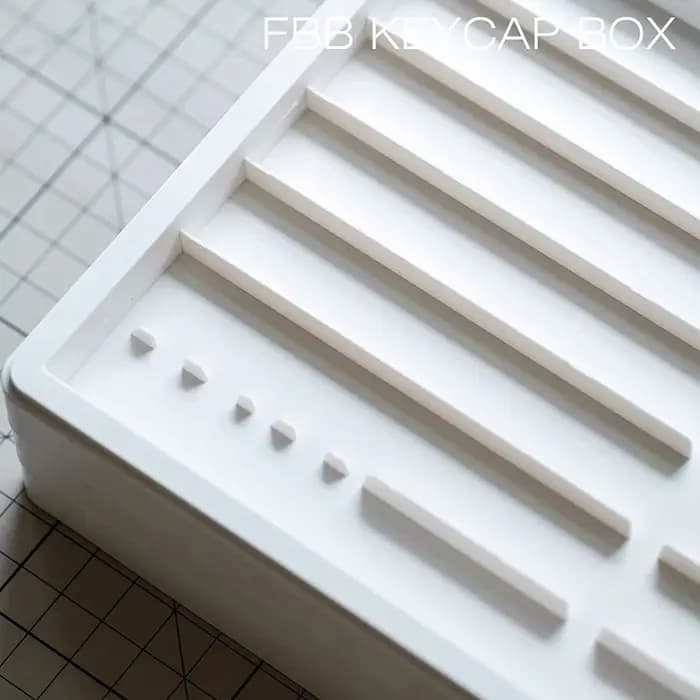 FBB – boîte de rangement transparente pour capuchons de touches