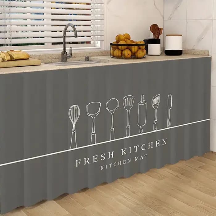 INS armoires de cuisine rideau auto-adhésif demi-rideaux placard garde-robe couverture anti-poussière rideaux courts décor à la maison Cortinas 커튼
