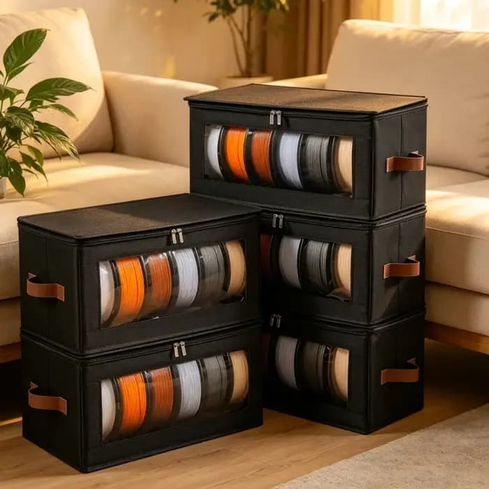 Boîte de rangement pour filament d'imprimante 3D, anti-poussière et anti-humidité, support de rangement pour filament, boîte de rangement sèche, accessoires d'impression 3D