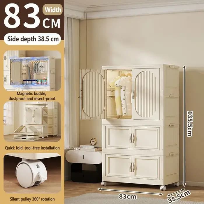 Armoire pour enfants placard pour bébé usage domestique vêtements et couette