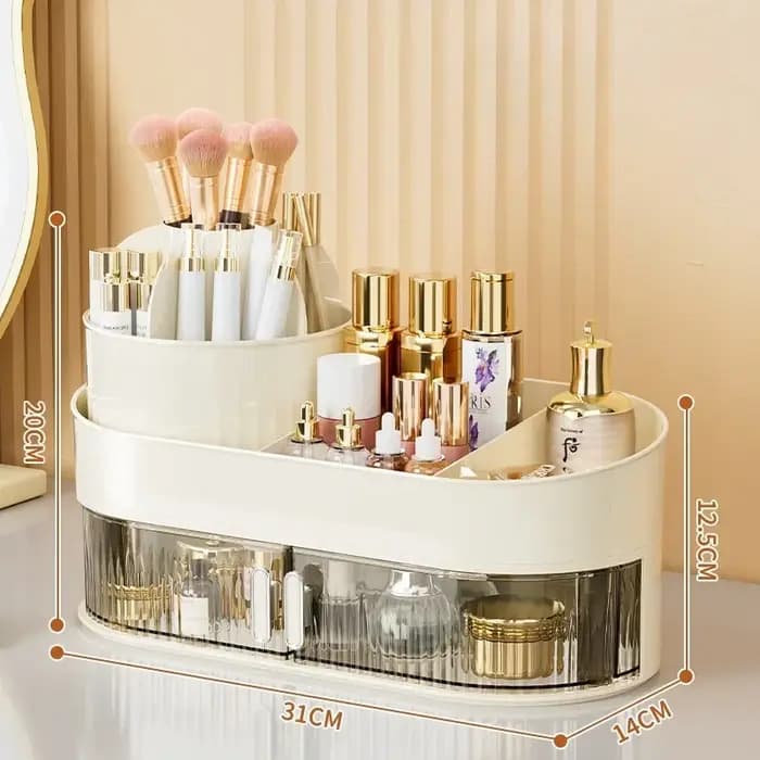 Organisateur de cosmétiques multi-niveaux pour tiroir