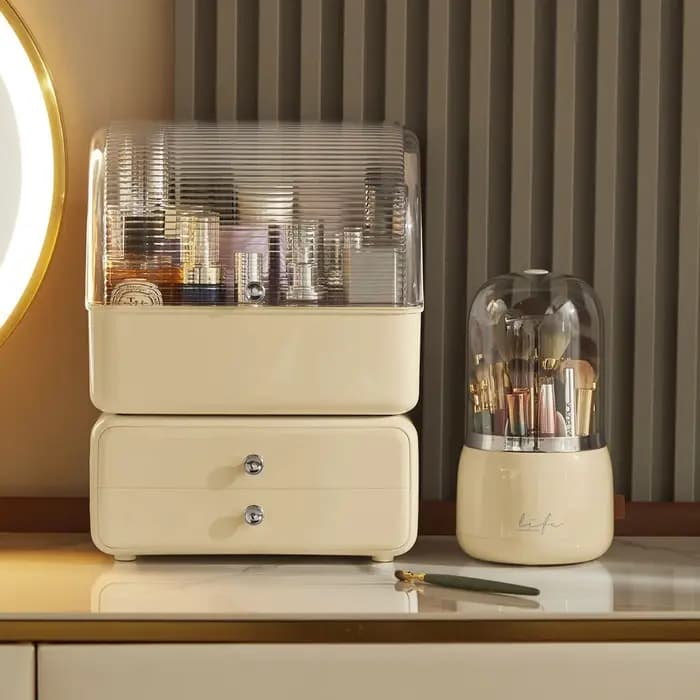 Boîte de Rangement de Cosmétiques de Bureau