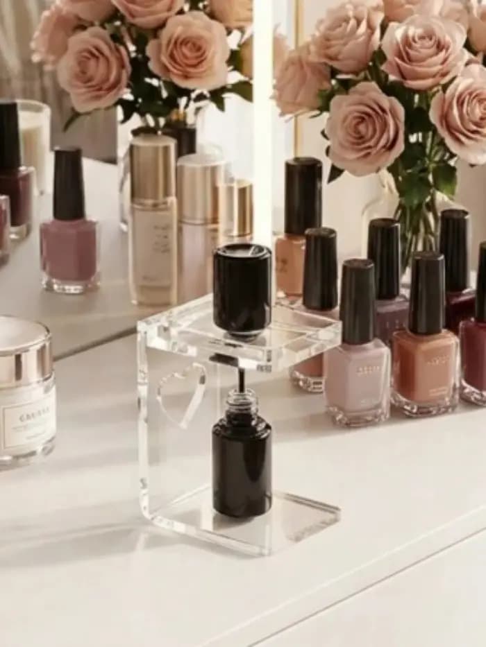 Support inversé pour vernis à ongles en acrylique