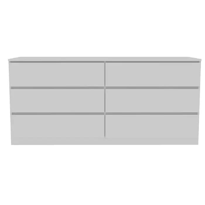Asteria 6 MELDouble Commode, Métal Foy-Blanc
