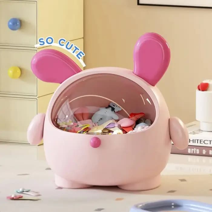 Boîte de rangement de bureau multifonctionnelle Rabbit