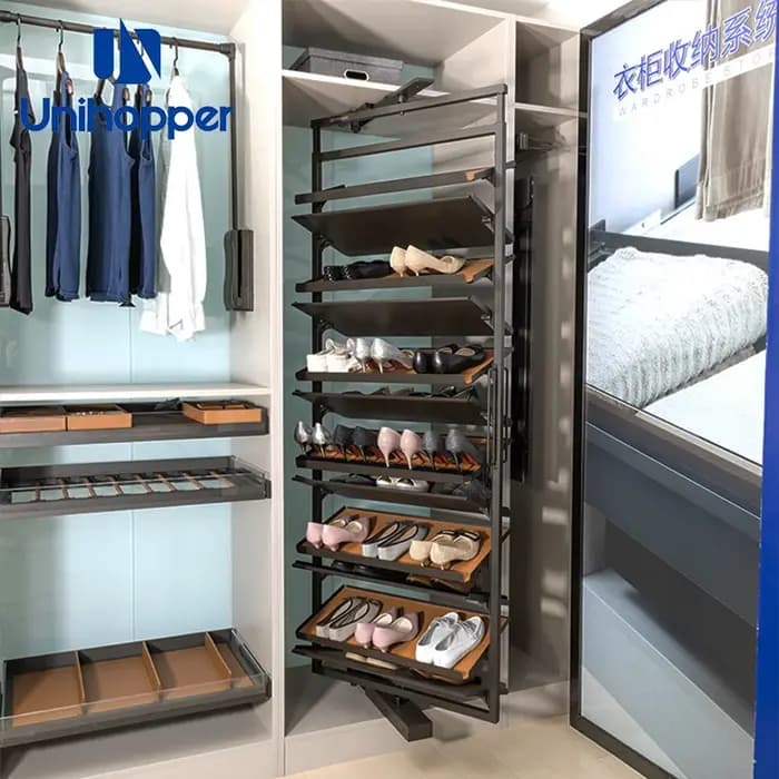 Unihopper armoire rotative étagère à chaussures organisateur de rangement
