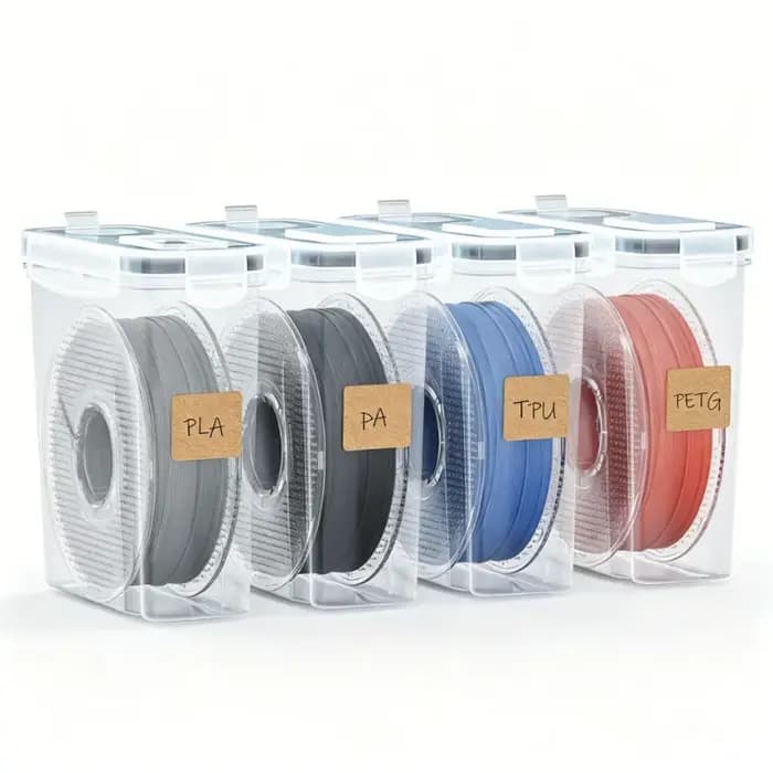 Armoire de séchage pour filament d'impression 3D, étanche à l'humidité, hermétique, transparente, an