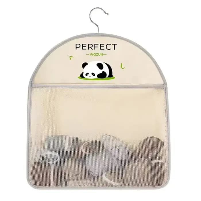 Sac de rangement multicouche en maille, permettant de gagner de l'espace, sacs de rangement pour cha