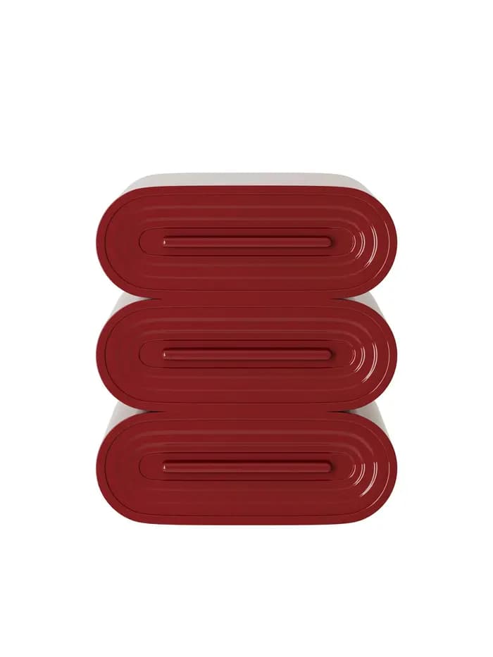 Table de chevet et meuble d'appoint de canapé haut de gamme, simple et classique, à trois niveaux, s