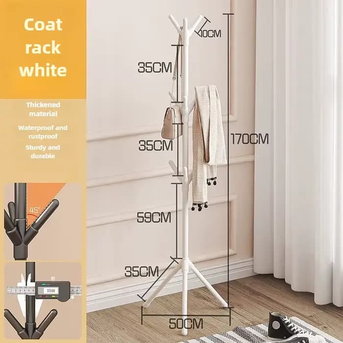 Porte-manteau sur pied de luxe Simple et léger, porte-vêtements sur pied pour bureau et chambre à co