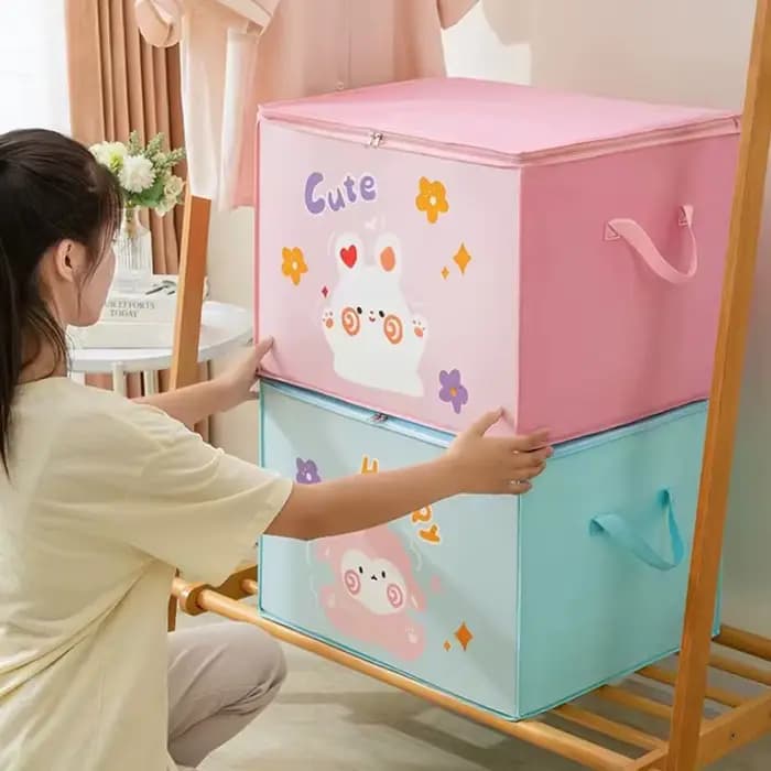 Boîte de Rangement Pliante en Forme de Cube