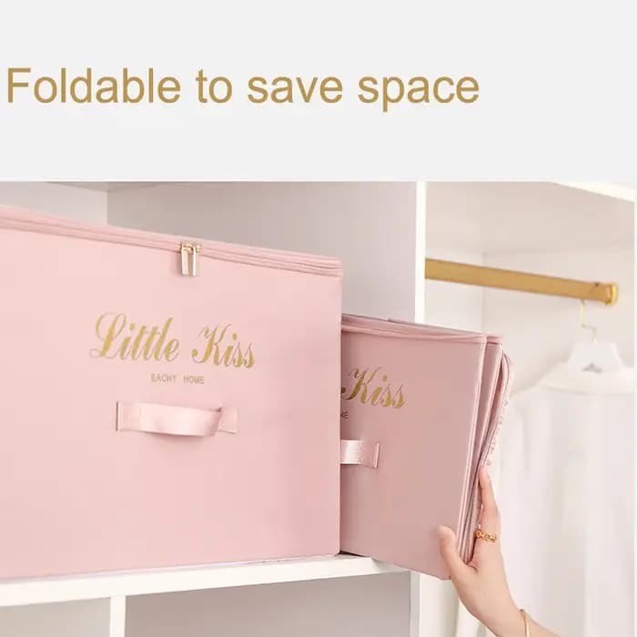 Boîte de rangement pliable pour vêtements, couette, tissu, conteneur, Cisco, grande capacité