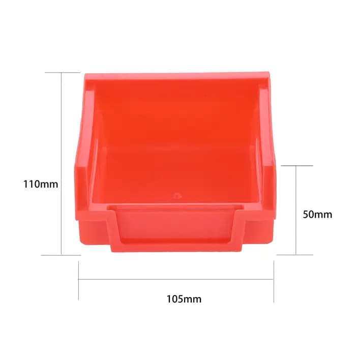 Bacs de Rangement Empilables en ABS, Boîte à Outils, Nombreux Bacs Empilables, pour Garage, Panneau