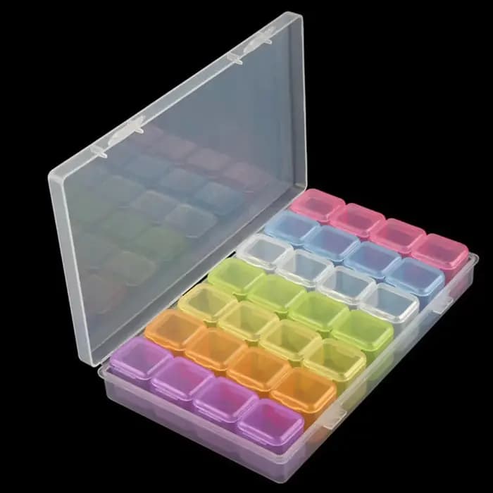 5D bricolage diamant peinture outils accessoires boîte de rangement conteneur