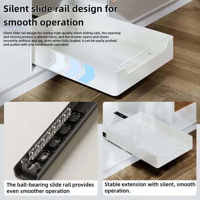 GENGSHENG Support de rangement de cuisine avec rails coulissants