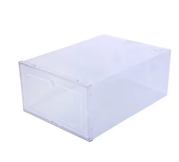 Boîte à chaussures transparente