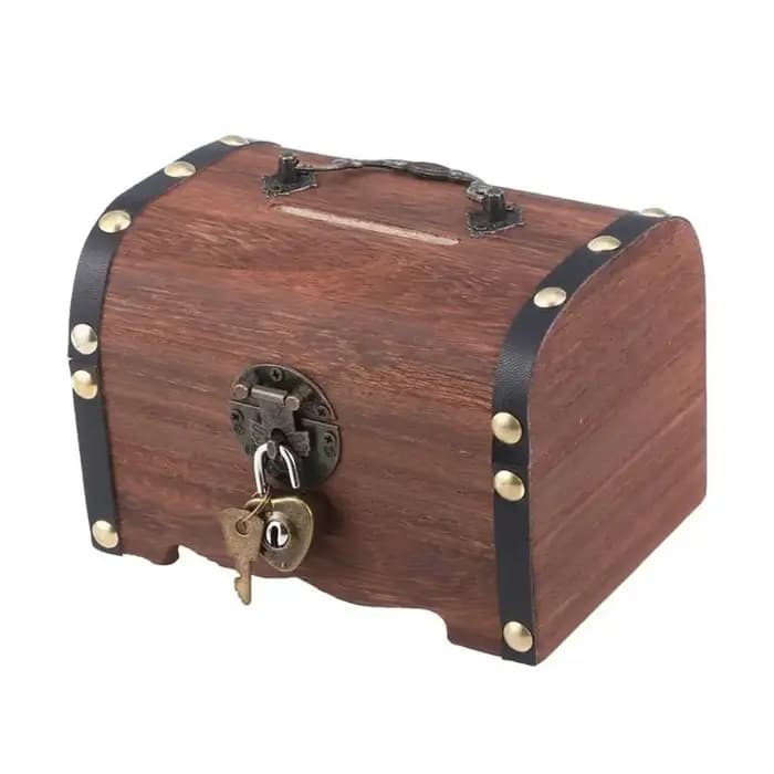 Rétro Vintage créatif avec serrure boîte au trésor décorative