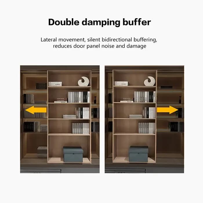 Rail de glissière invisible pour armoire coulissante domestique