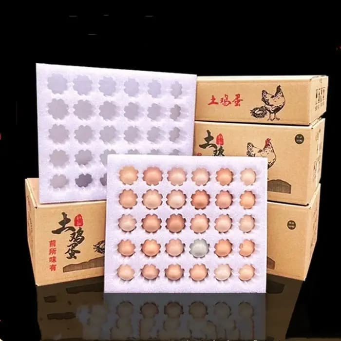 EPE Foaml paquet d'oeufs livraison Express Transport Quakeproof Anti-chute oeuf de canard prendre dans la mousse boîte