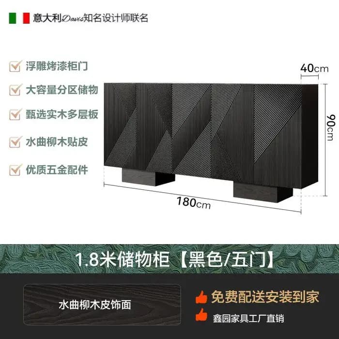 Meubles de rangement sur pied pour salon