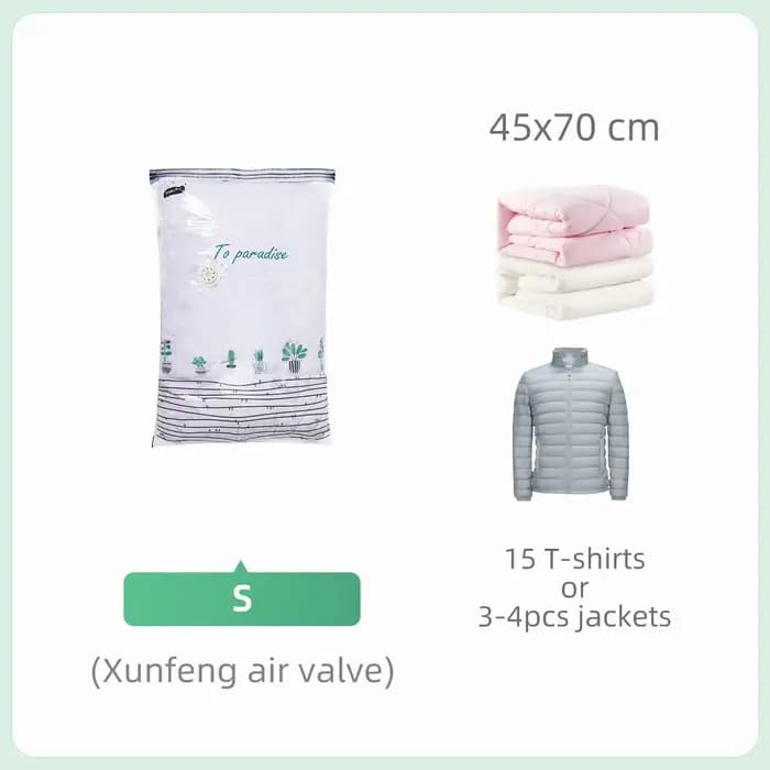 TAILI sacs sous vide cubiques grand sac de rangement pour vêtements