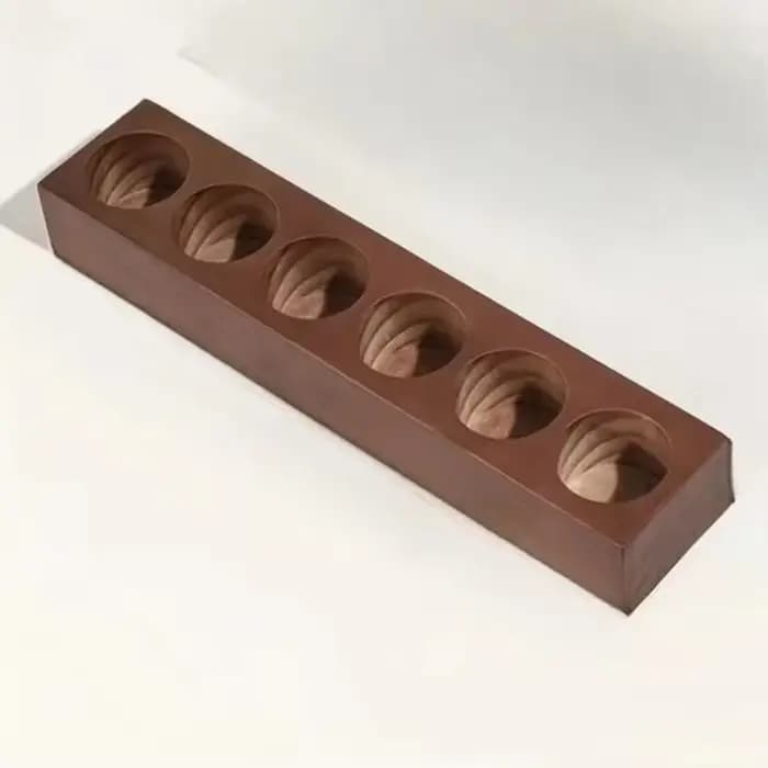 Support pour flacons d'huiles essentielles robuste, 6 ou 12 emplacements, grande capacité, support pour parfums, support de présentation de bureau multifonctionnel en bois naturel