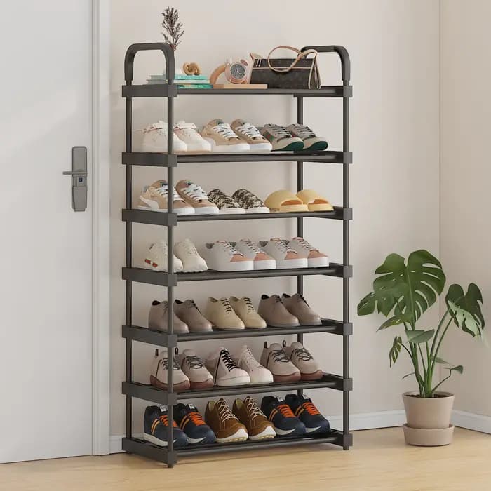 Étagère à chaussures à largeur accrue pour 4-5-6-7 niveaux
