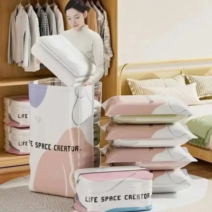 Sacs de compression sous vide Press & Seal en forme de cube