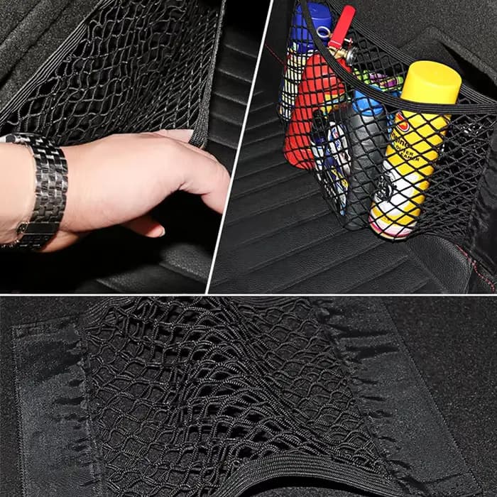 Sac de rangement de coffre de voiture en maille