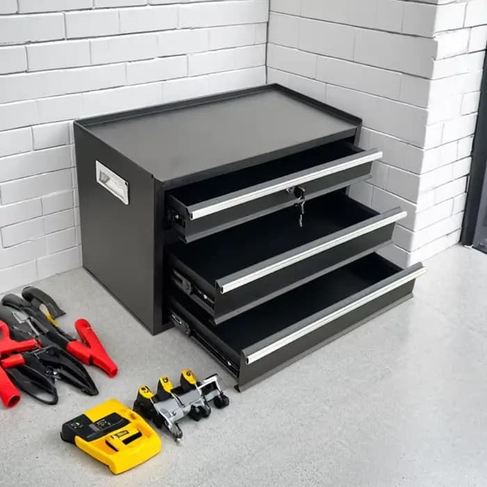 Armoire à outils de bureau multifonction en métal