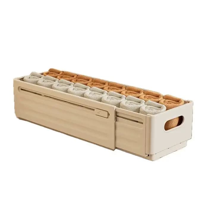 Boîte de rangement réglable pour chaussettes et sous-vêtements