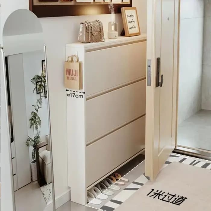 Organisateur de rangement pour chaussures d'entrée