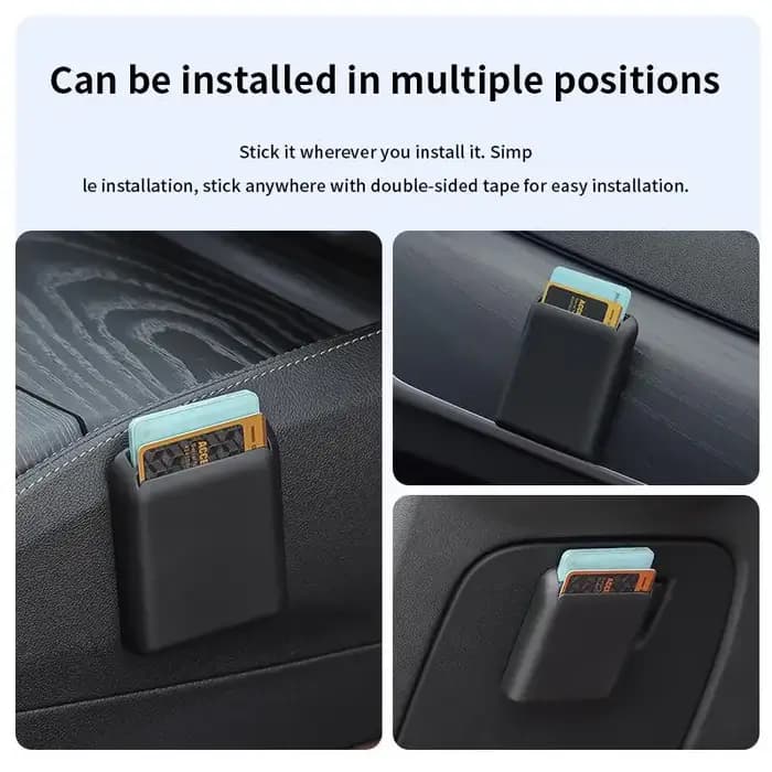 Boîte de rangement universelle multifonction pour cartes de véhicule