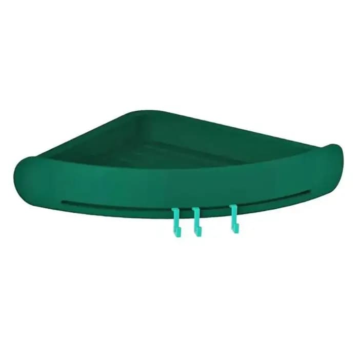 Étagère d'angle triangulaire T1 pour douche et shampoing
