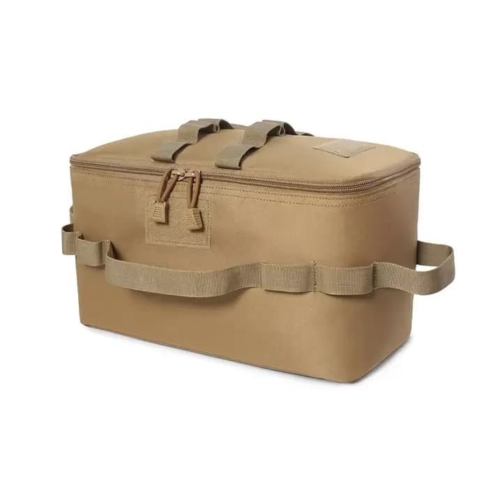 Sac de Rangement Grande Capacité pour Camping en Plein Air – Idéal pour Bouteilles de Gaz, Récipients, Ustensiles de Pique-nique et Piquets de Sol – Organisez Votre Équipement