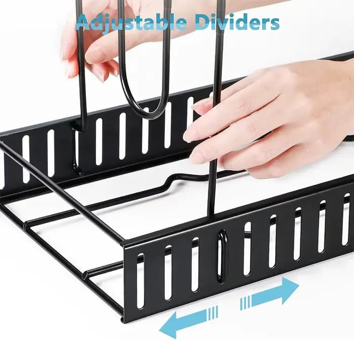 Support organisateur de casseroles à 8 niveaux, 3 méthodes de bricolage, armoire réglable, garde-man