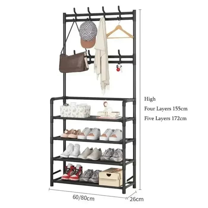 Meubles de salon : Armoire à chaussures pivotante, Organisateur de chaussures, Étagère à chaussures, Porte-manteau, Meuble de rangement pour la maison