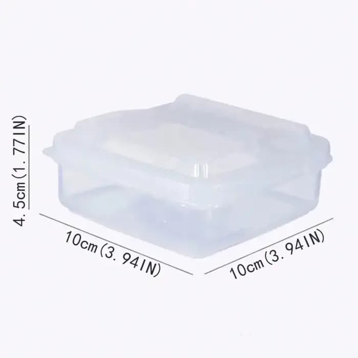 Boîte de rangement de fromage au réfrigérateur en plastique 1 pièce, récipient à fromage, boîte de rangement de tranche de fromage bloc de beurre