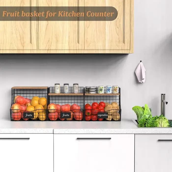 Support de rangement pliable en fer avec étagère en bois