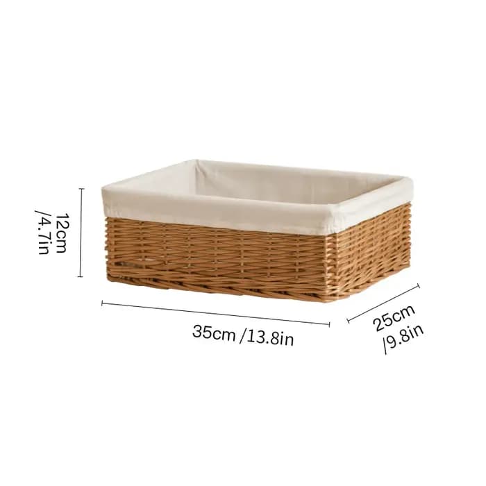 Paniers en rotin panier en osier salle de bain