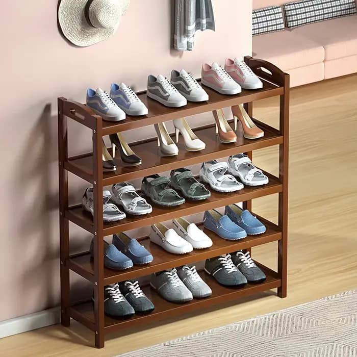 Étagère à chaussures en bambou de haute qualité