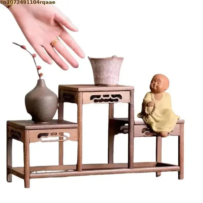 Mini présentoir en bois