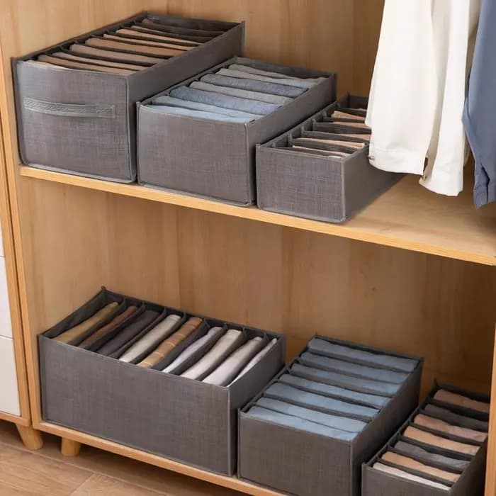 Organisateur de vêtements pantalons vêtements jean boîte de rangement armoire placard Organization s